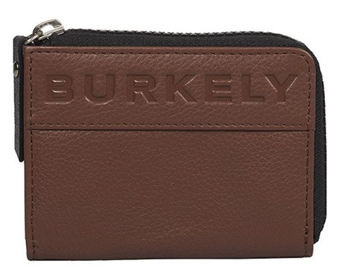 Burkely On The Move konyak színű, bőr pénztárca, kártyatartó, RFID védelemmel