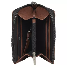   Burkely On The Move konyak színű, bőr pénztárca, kártyatartó, RFID védelemmel