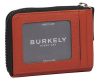 Burkely On The Move piros színű, bőr pénztárca, kártyatartó, RFID védelemmel