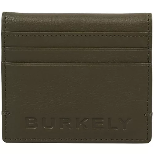 Burkely OTM MADOX  CC khaki bőr kártyatartó - irattartó 10 x 8,5 cm