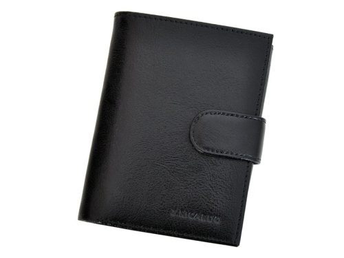 Z.Ricardo 055-A fekete férfi bőr pénztárca 9.5 x 13 x 2.5 cm