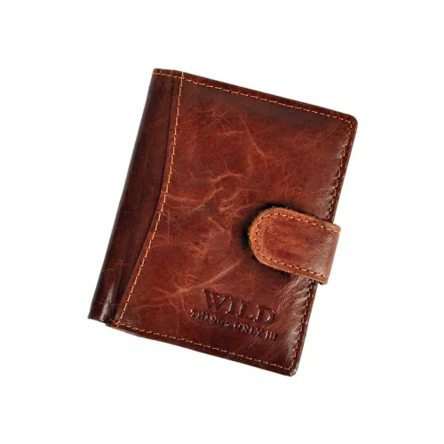 Wild Things Only 5505-1 konyak férfi bőr pénztartó 8.5 x 10.3 x 2.5 cm