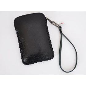 Art93 47019 fekete női bőr telefontartó 9 x 13.5 x 2 cm