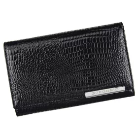   Gregorio GF101 fekete női bőr pénztárca 15 x 9.5 x 3.3 cm