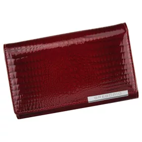   Gregorio GF101 bordó női bőr pénztárca 15 x 9.5 x 3.3 cm
