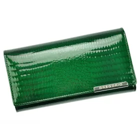 Gregorio GF102 fekete női bőr pénztárca 18.5 x 10 x 3 cm