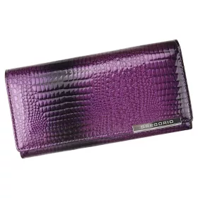 Gregorio GF106 fekete női bőr pénztárca 19 x 10 x 3 cm