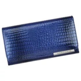 Gregorio GF110 kék női bőr pénztárca 17 x 9.5 x 3 cm