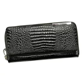   Gregorio GF111 fekete női bőr pénztárca 19 x 9.5 x 3.5 cm