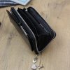 Gregorio GF111 fekete női bőr pénztárca 19 x 9.5 x 3.5 cm 
