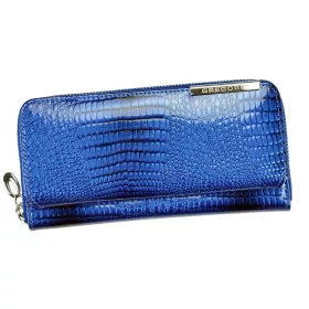 Gregorio GF111 kék női bőr pénztárca 19 x 9.5 x 3.5 cm