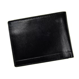   Rovicky CPR-023-BAR RFID fekete férfi bőr pénztárca 11 x 8.5 x 2 cm