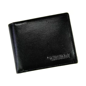   Cavaldi 0035-BS RFID fekete férfi bőr pénztárca 10 x 8.5 x 2.5 cm