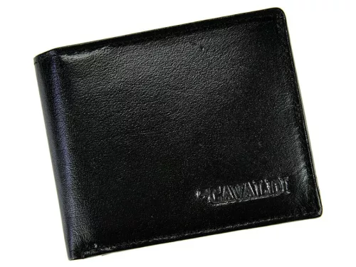 Cavaldi 0035-BS RFID fekete férfi bőr pénztárca 10 x 8.5 x 2.5 cm