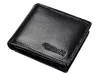 Cavaldi 0035-BS RFID fekete férfi bőr pénztárca 10 x 8.5 x 2.5 cm