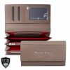 Riccardo Ferducci bézs női bőr pénztárca, RFID védelemmel 17 x 9,7 cm 