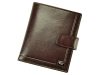 Rovicky PC-106L-BAR fekete férfi bőr pénztárca 10 x 12.5 x 2.5 cm