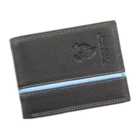   Harvey Miller Polo Club 5313 292E fekete férfi bőr pénztárca 12.8 x 9.7 x 2 cm