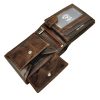 Always Wild N992-BC RFID fekete férfi marhabőr pénztárca 12.5 x 9.7 x 2.3 cm