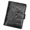 Always Wild N4L-BC RFID fekete férfi bőr pénztárca 10.3 x 12.7 x 2.5 cm