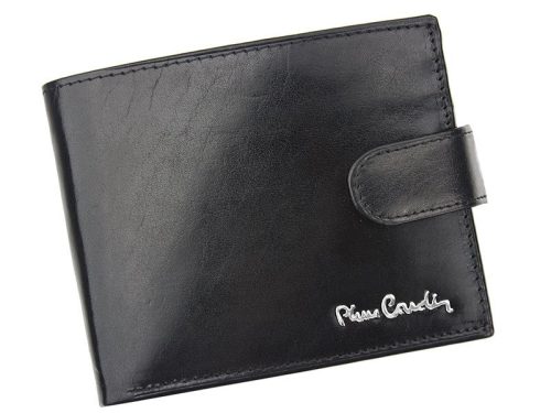 Pierre Cardin YS520.1 324A RFID fekete férfi valódi bőr pénztárca 11.5 x 9.5 x 2.2 cm