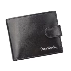   Pierre Cardin YS520.1 323A RFID fekete férfi valódi bőr pénztárca 11 x 8.5 x 2 cm
