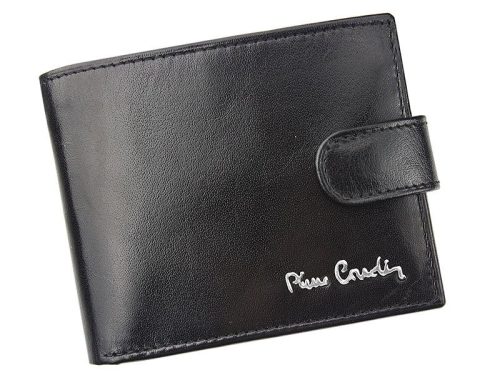 Pierre Cardin YS520.1 323A RFID fekete férfi valódi bőr pénztárca 11 x 8.5 x 2 cm