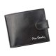 Pierre Cardin YS520.1 323A RFID fekete férfi valódi bőr pénztárca 11 x 8.5 x 2 cm