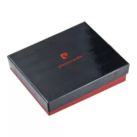   Pierre Cardin YS520.10 3004 fekete bőr pénztárca 9 x 9.5 x 2 cm