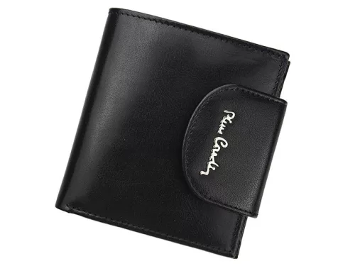 Pierre Cardin YS520.10 479 fekete bőr pénztárca 9 x 10,5 cm