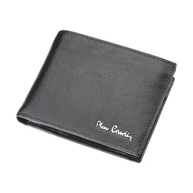   Pierre Cardin TILAK06 8806 RFID fekete férfi bőr pénztárca 12,5 x 9,3 cm