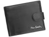 Pierre Cardin TILAK09 324A fekete férfi valódi bőr pénztárca 12 x 9.5 x 2.5 cm