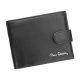 Pierre Cardin TILAK09 324A fekete férfi valódi bőr pénztárca 12 x 9.5 x 2.5 cm