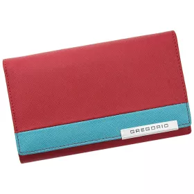   Gregorio FRZ-101 piros női bőr pénztárca 15.5 x 9.5 x 3.5 cm