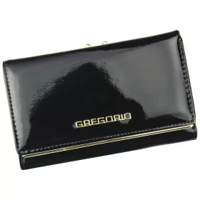   Gregorio ZLL-108 fekete női bőr pénztárca 14.5 x 9 x 3.5 cm