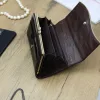 Gregorio ZLF-100 sötétbarna női bőr pénztárca 18.5 x 9.5 x 3.5 cm 