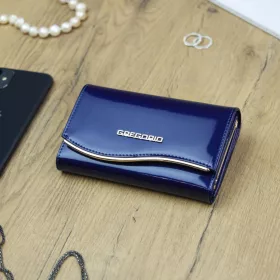  Gregorio ZLF-101 navy női bőr pénztárca 15.5 x 9.5 x 3.5 cm