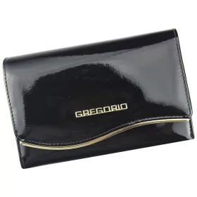   Gregorio ZLF-101 fekete női bőr pénztárca 15.5 x 9.5 x 3.5 cm