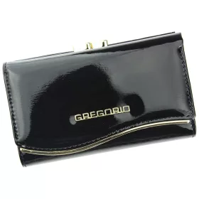   Gregorio ZLF-108 fekete női bőr pénztárca 14.5 x 9 x 3.5 cm