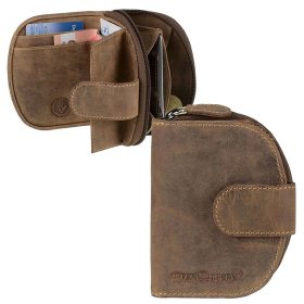 Greenburry női bőr íves pénztárca