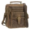 Greenburry férfi bőr oldaltáska, kézi fogóval 25 x 27 cm