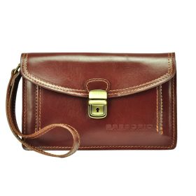 Gregorio 212 barna férfi bőr autós táska 24 x 14 x 7 cm