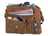 Greenburry nagyméretű férfi bőr oldaltáska, laptoptartóval 41 x 32 cm