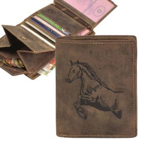 Greenburry lovas bőr pénztárca