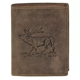 Greenburry bőr pénztárca szarvas mintával