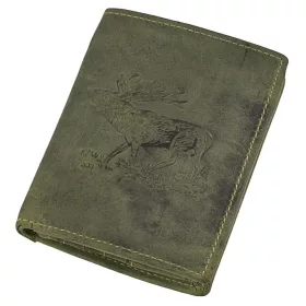 Greenburry bőr pénztárca szarvas mintával