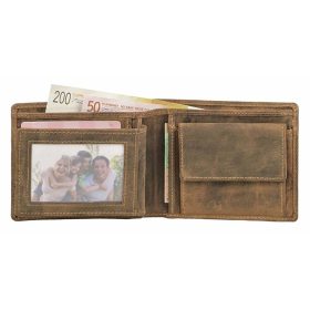 Greenburry szarvas mintás vadász bőr pénztárca