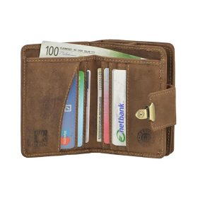 Greenburry női bőr csatos pénztárca