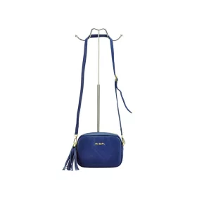   Pierre Cardin FRZ 1501 navy női bőr válltáska, oldaltáska, crossbody 21 x 16 x 8 cm