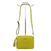 Pierre Cardin FRZ 1501 zöld női bőr válltáska, oldaltáska, crossbody 21 x 16 x 8 cm